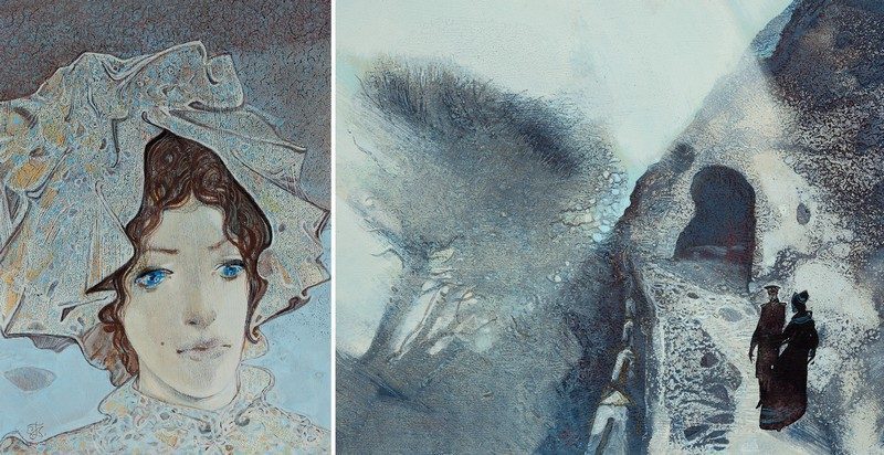 Набор открыток «С.Филенко Серия иллюстраций к роману М.Ю. Лермонтова «Герой нашего времени» - изображение 20