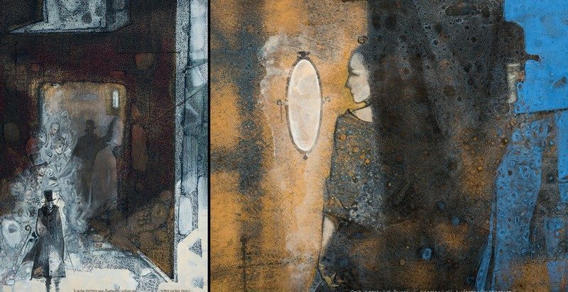 Набор открыток «С.Филенко Серия иллюстраций к роману М.А. Булгакова «Мастер и Маргарита» - изображение 3