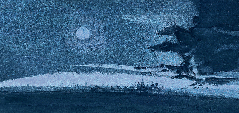 Набор открыток «С.Филенко Серия иллюстраций к роману М.А. Булгакова «Мастер и Маргарита» - изображение 17