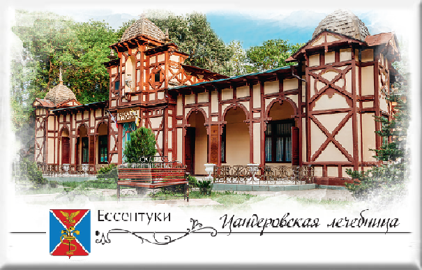 Магнит твердый «Ессентуки. Цандеровская лечебница»