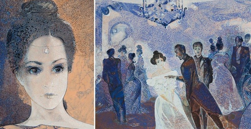 Набор открыток «С.Филенко Серия иллюстраций к роману М.Ю. Лермонтова «Герой нашего времени» - изображение 28