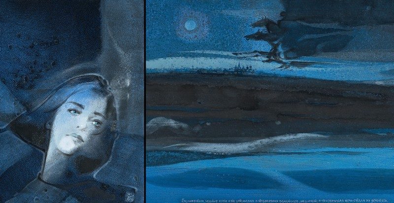 Набор открыток «С.Филенко Серия иллюстраций к роману М.А. Булгакова «Мастер и Маргарита» - изображение 11